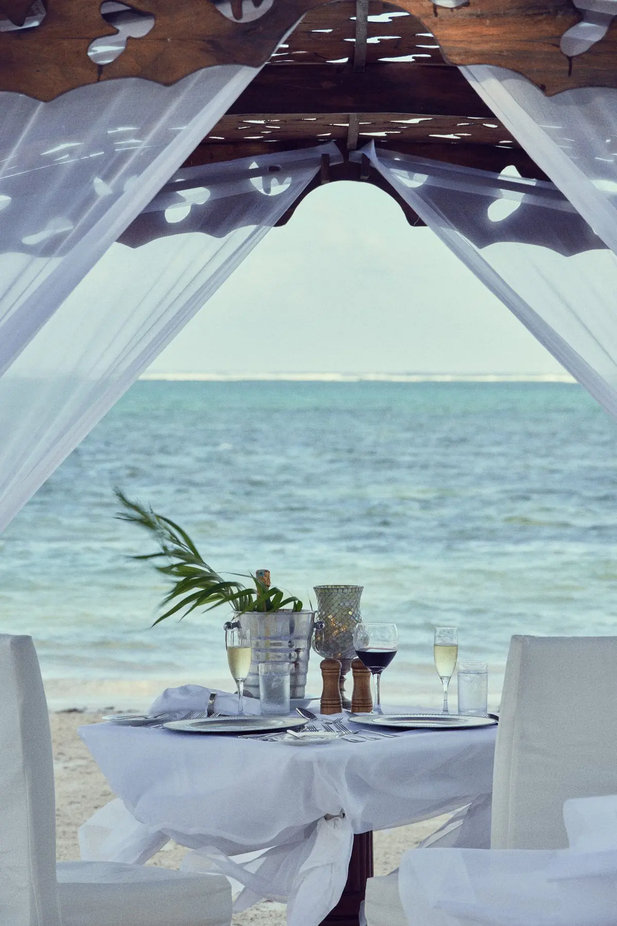 Stranden vid Bwejuu